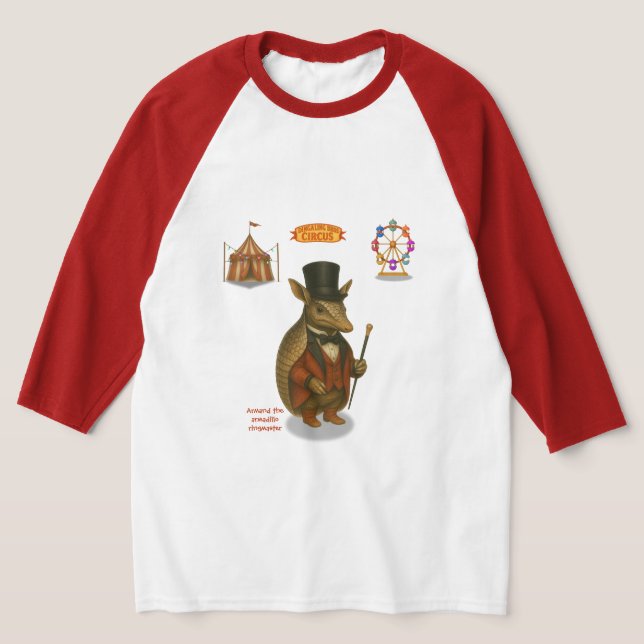 Armand, armadillo ringmaster T-Shirt (Laydown)