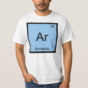 Armando Name Chemistry Element Periodic Table T-Shirt