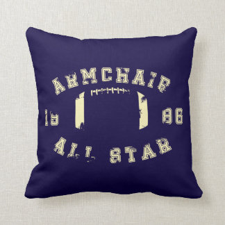 Armchair All Star Football Blue Cushion