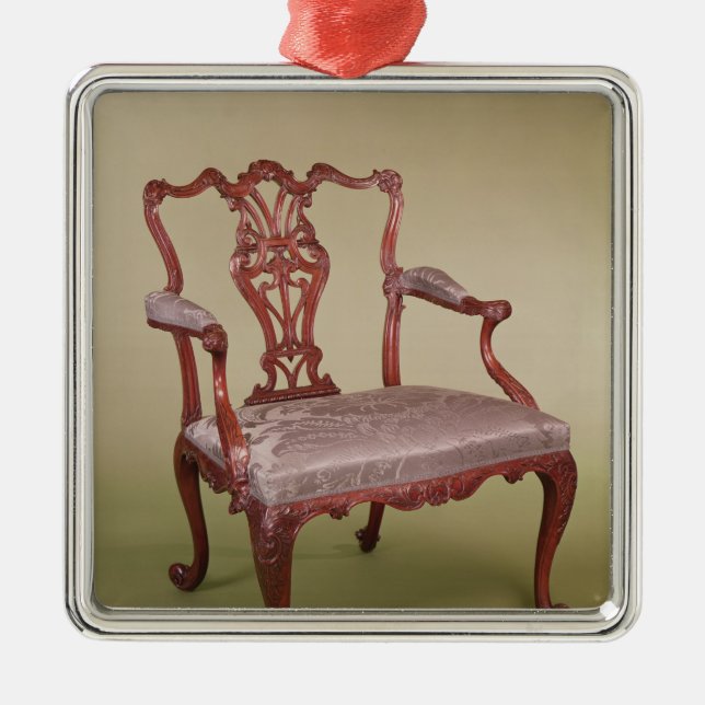 Armchair by Thomas Chippendale, c.1760 Metal Ornament (Front)