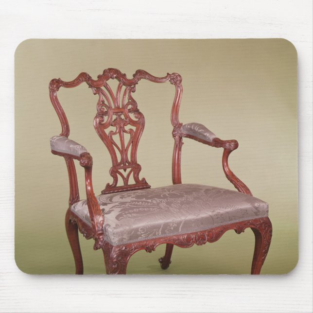 Armchair by Thomas Chippendale, c.1760 Mouse Pad (Front)