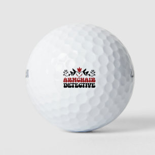 Armchair detective golf balls