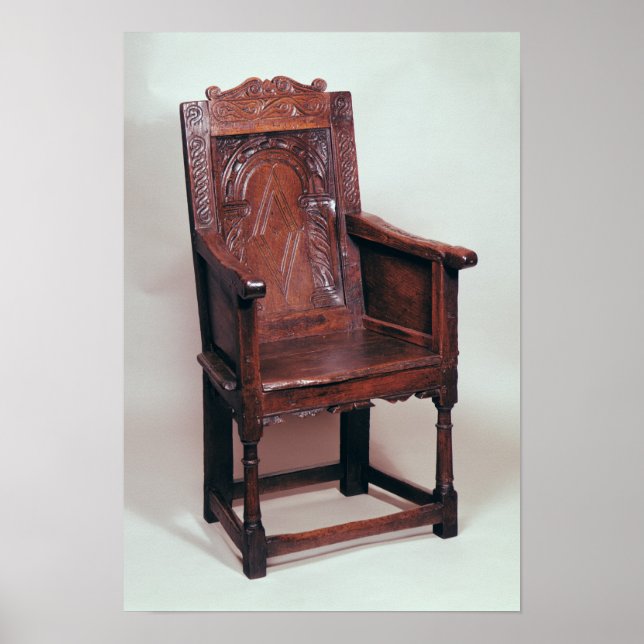 Armchair with arcaded back and boxed sides poster (Front)