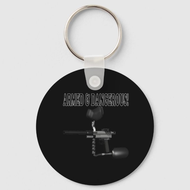 Armed And Dangerous Key Ring (Front)