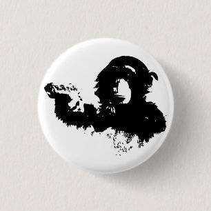 Armed Chimp Badge