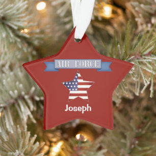 Armed Forces Air Force Flag Personalised Ornament
