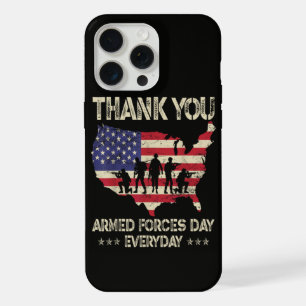 Armed Forces Day iPhone 15 Pro Max Case