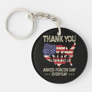 Armed Forces Day Key Ring