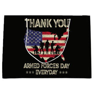 Armed Forces Day Large Gift Bag