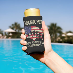 Armed Forces Day Seltzer Can Cooler
