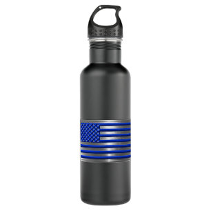 Armed Forces & Law Enforcement USA Flag Tribute 710 Ml Water Bottle