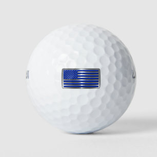 Armed Forces & Law Enforcement USA Flag Tribute Golf Balls