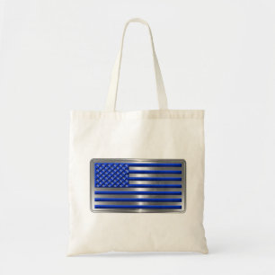 Armed Forces & Law Enforcement USA Flag Tribute Tote Bag
