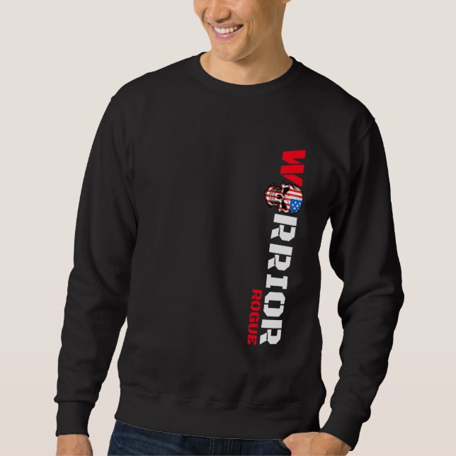 Armed Forces Military Gym Workout Bad Boy Tough Gu Sweatshirt (Front)