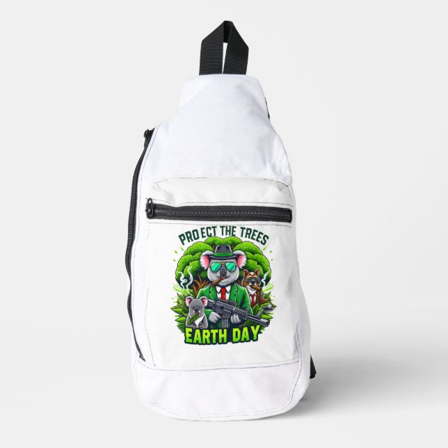 Armed Koala Trio Sling Bag (Front)
