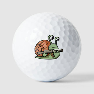 Armed Snail Golf Balls