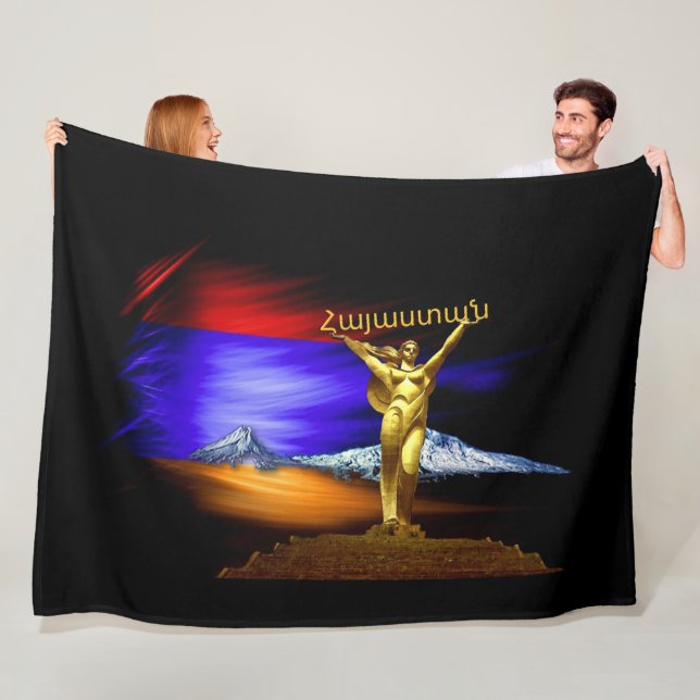 Armenia (Հայաստան)  Fleece Blanket (In Situ)