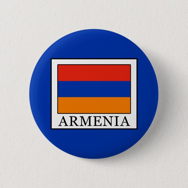 Armenia 6 Cm Round Badge (Front)