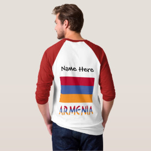 Armenia and Armenian Flag Personalised T-Shirt