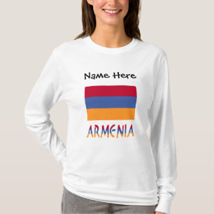Armenia and Armenian Flag Personalised T-Shirt