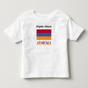 Armenia and Armenian Flag Personalised  Toddler T-Shirt