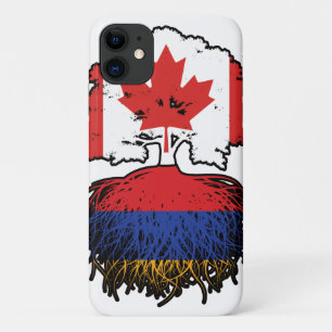 Armenia Armenian Canadian Canada Tree Roots Flag iPhone 11 Case