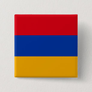 Armenia (Armenian) Flag 15 Cm Square Badge