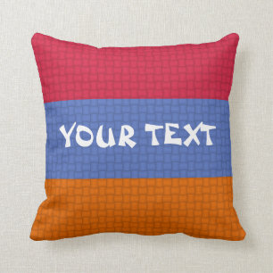 Armenia Armenian flag: ADD TEXT Cushion