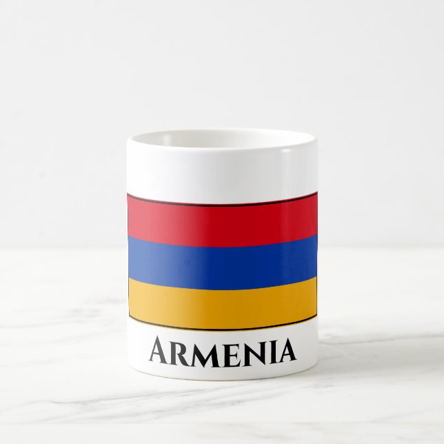 Armenia (Armenian) Flag Coffee Mug (Center)