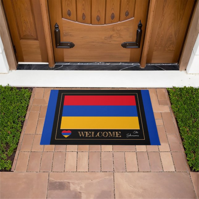 Armenia & Armenian Flag mats /sports Welcome (Outdoor)