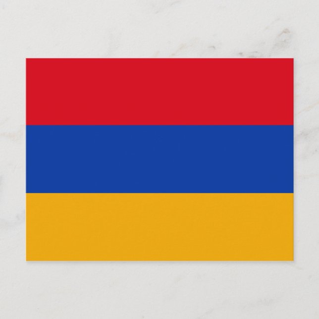 Armenia (Armenian) Flag Postcard (Front)