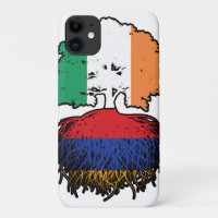 Armenia Armenian Irish Ireland Tree Roots Flag