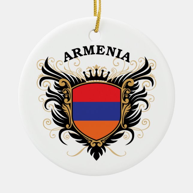 Armenia Ceramic Ornament (Front)