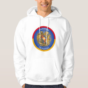 Armenia Coat of Arms Circle Shape Hoodie