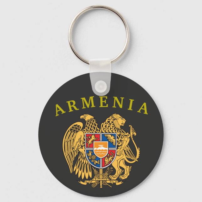 Armenia Coat of Arms Keychain (Front)