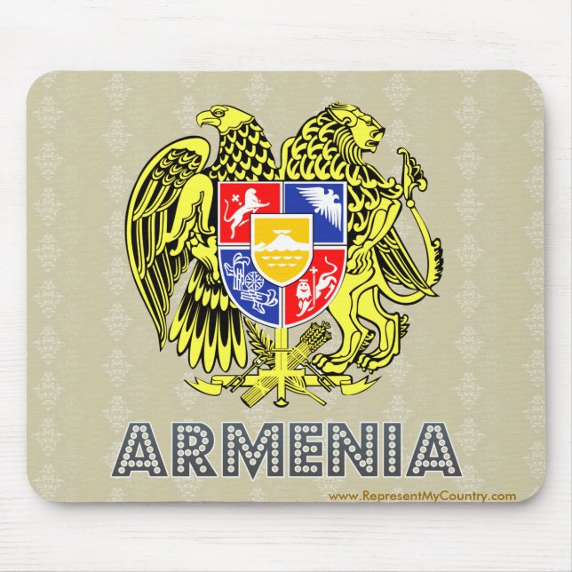 Armenia Coat of Arms Mouse Pad (Front)