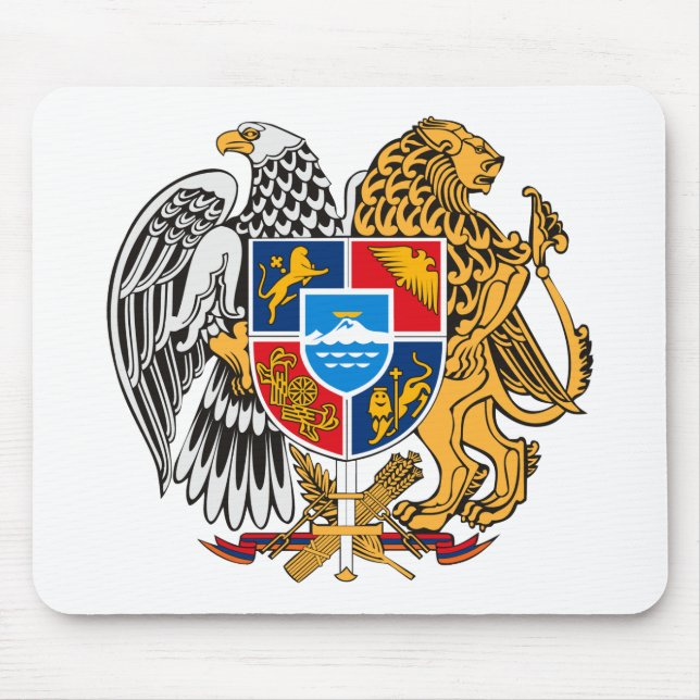 Armenia Coat of Arms Mousepad (Front)