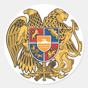 Armenia Coat of Arms Sticker