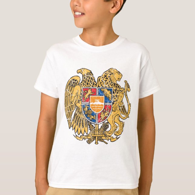 Armenia Coat Of Arms T-Shirt (Front)