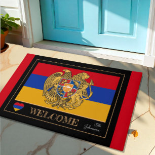 Armenia Emblem, Armenian Flag mats /sports Welcome
