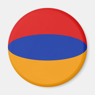 Armenia Fisheye Flag Magnet