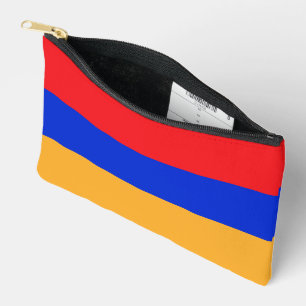 Armenia flag accessory pouch
