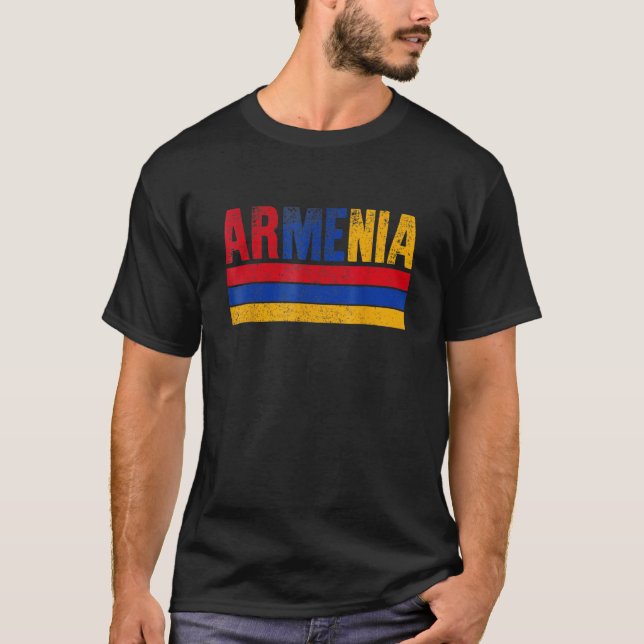 Armenia Flag Armenian Mens Womens Kids 1 T-Shirt (Front)
