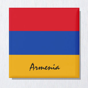 Armenia flag & Asia holiday/sports fans Magnet