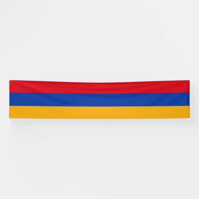 Armenia Flag Banner (Horizontal)