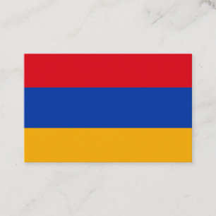 Armenia Flag Business Card