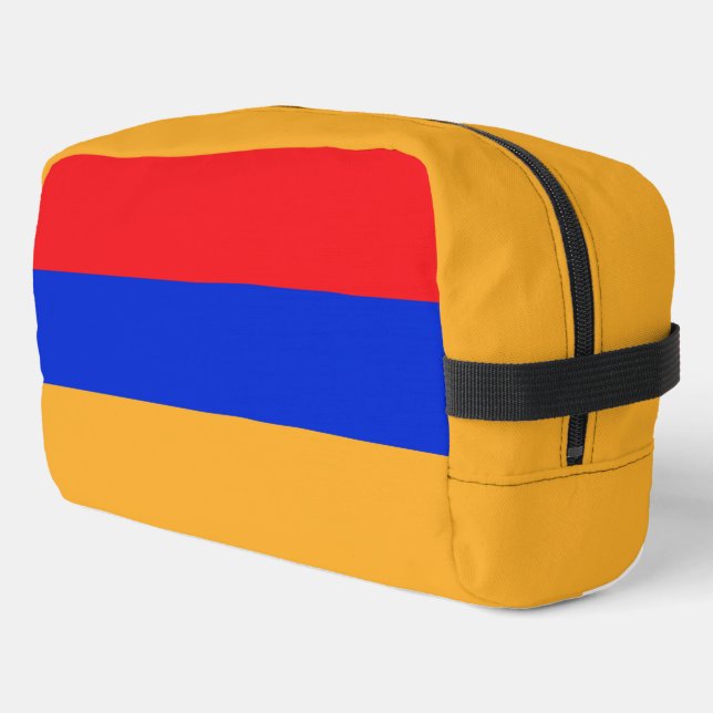 Armenia flag dopp kit (Left Corner)