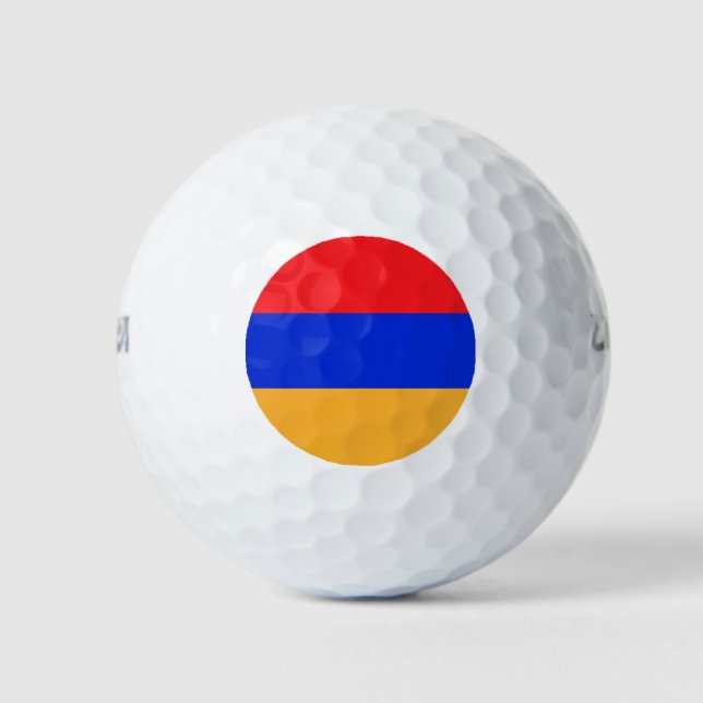 Armenia flag golf balls (Front)
