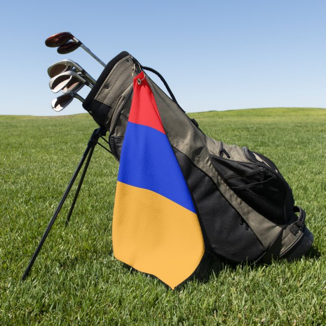 Armenia flag golf towel (Green)