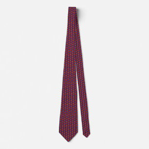 Armenia Flag Hearts Tie